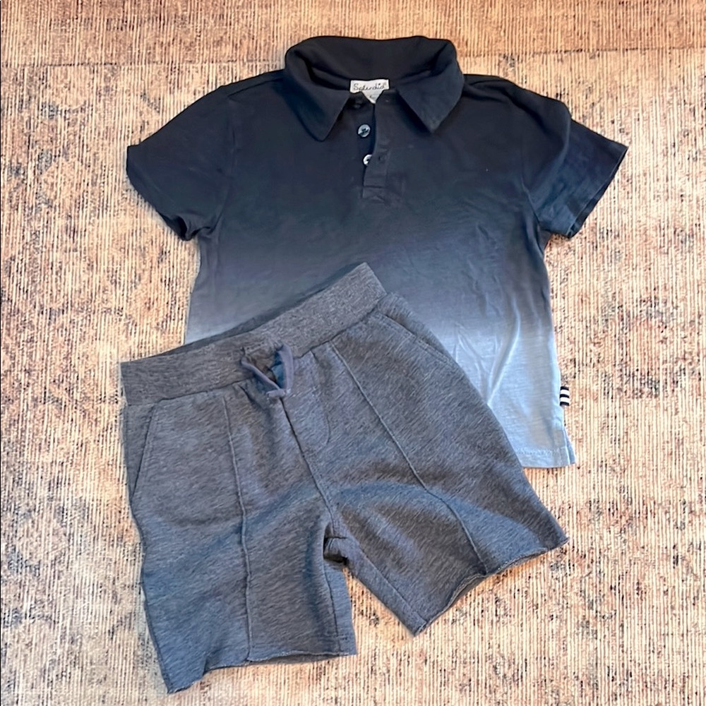 SPLENDID |  toddler boys matching polo set